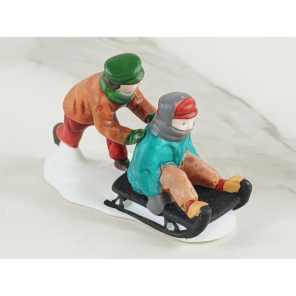 Department 56 Snow Children 2" Heritage Village Collection Porcelain Figurine x3 - Picture 8 of 14